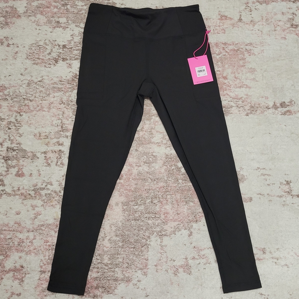 Juicy Couture Anthracite Leggings With Rhinestone Logo - M - Picture 2 of 3